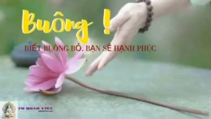 Buông bỏ tình yêu trong Phật giáo